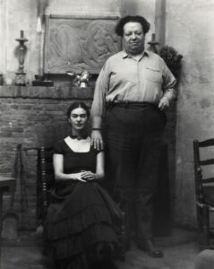 ازدواج فریدا با همسرش دیگو ویورا