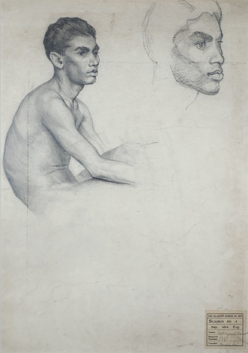 مرد جوان با موهای تیره اثر مارگارت هلن بارنارد